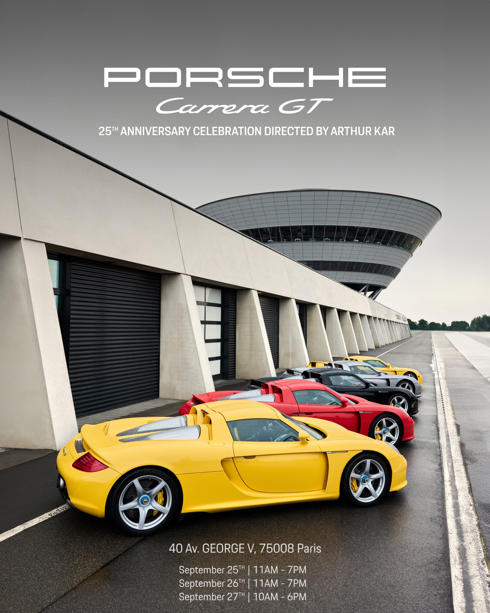 flyer event carrera gt